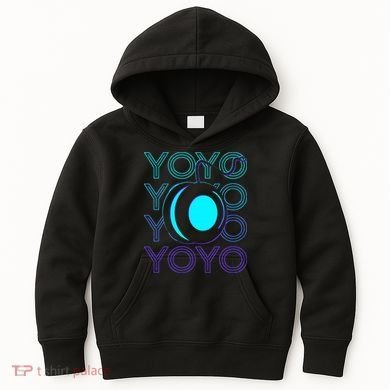 Yoyo Player Retro Kids Hoodie