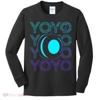 Yoyo Player Retro Kids Long Sleeve Shirt thumb 0