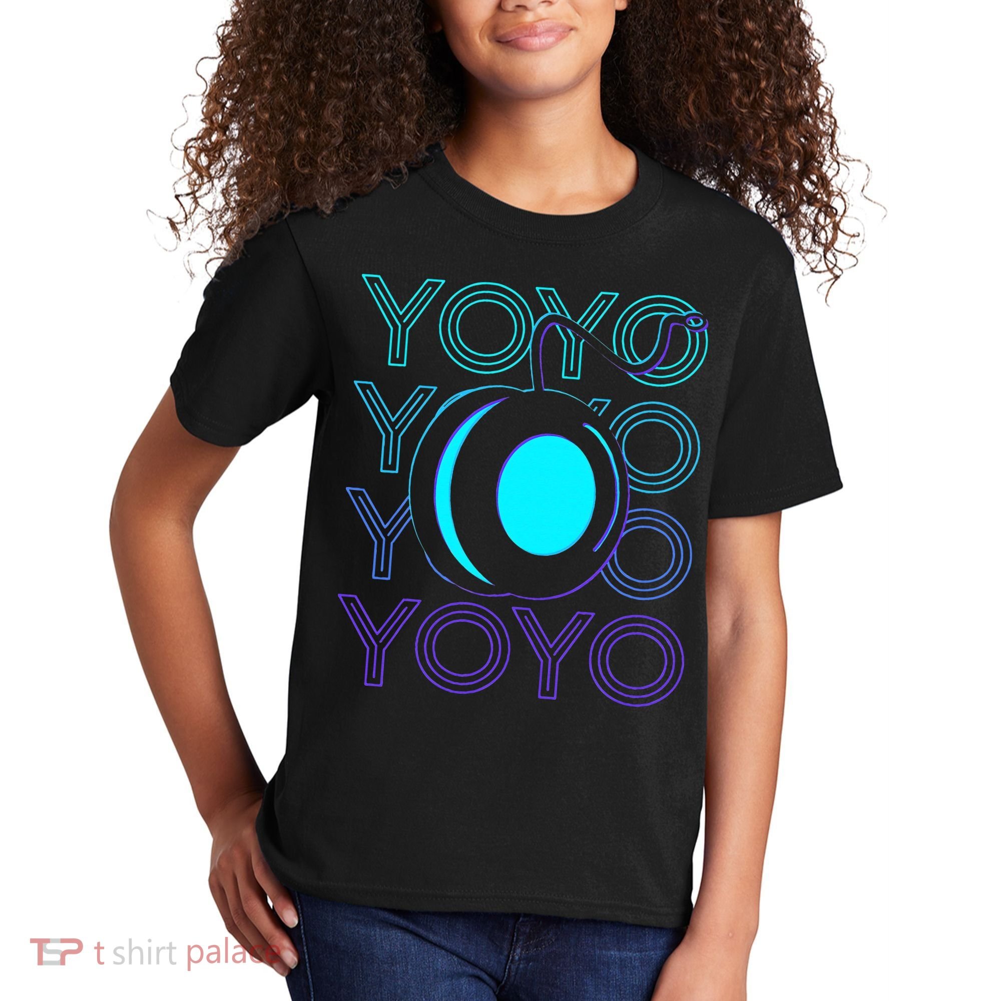 Yoyo Player Retro Kids T-Shirt