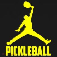 Yellow Pickleball Sports Logo Women's Hoodie thumb 2