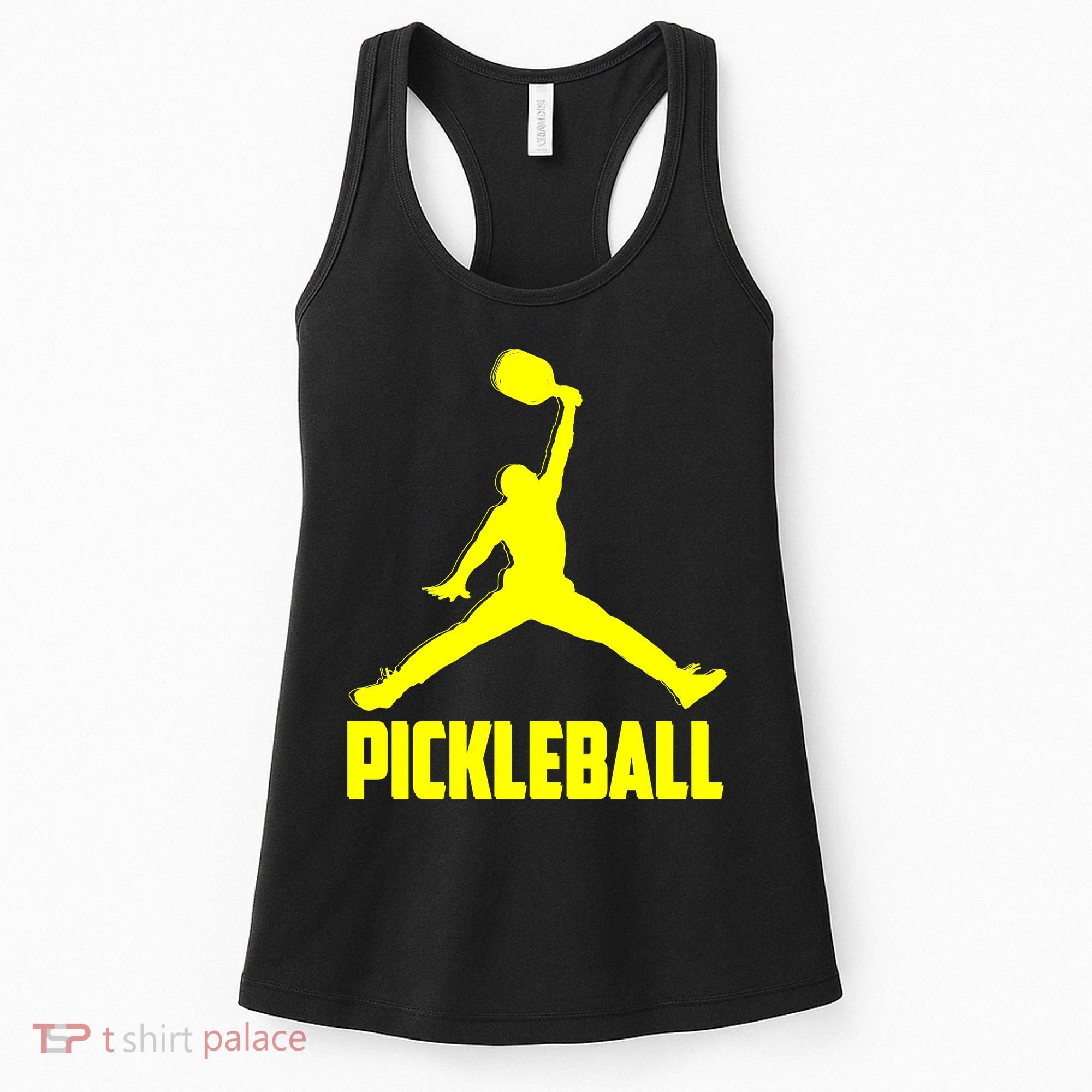Yellow Pickleball Sports Logo Women's Tank Top