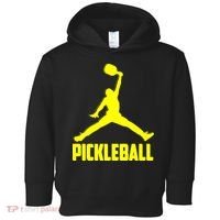 Yellow Pickleball Sports Logo Toddler Hoodie thumb 0