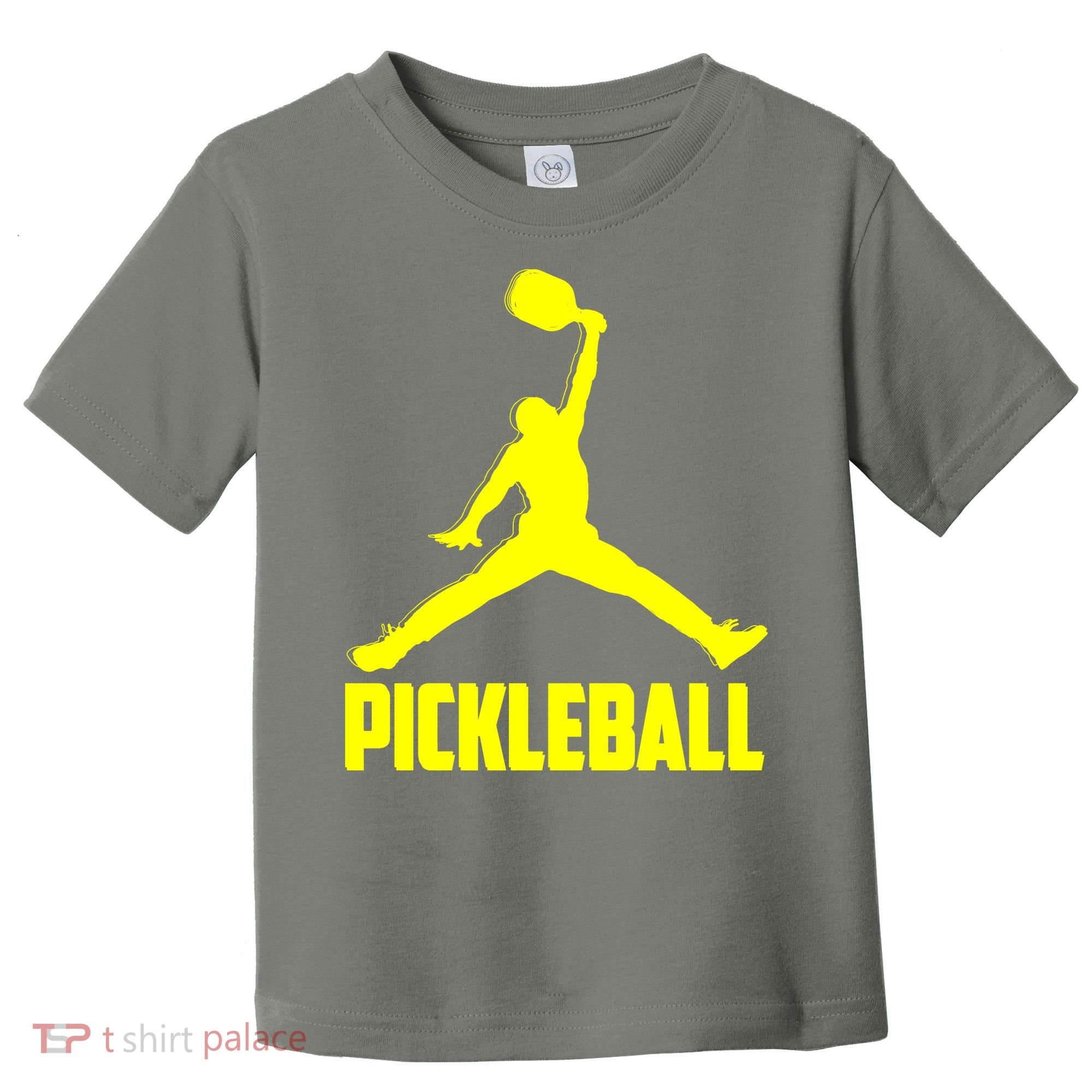 Yellow Pickleball Sports Logo Toddler T-Shirt