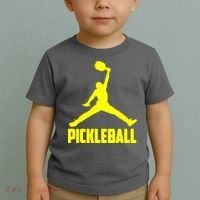 Yellow Pickleball Sports Logo Toddler T-Shirt thumb 2