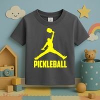 Yellow Pickleball Sports Logo Toddler T-Shirt thumb 3