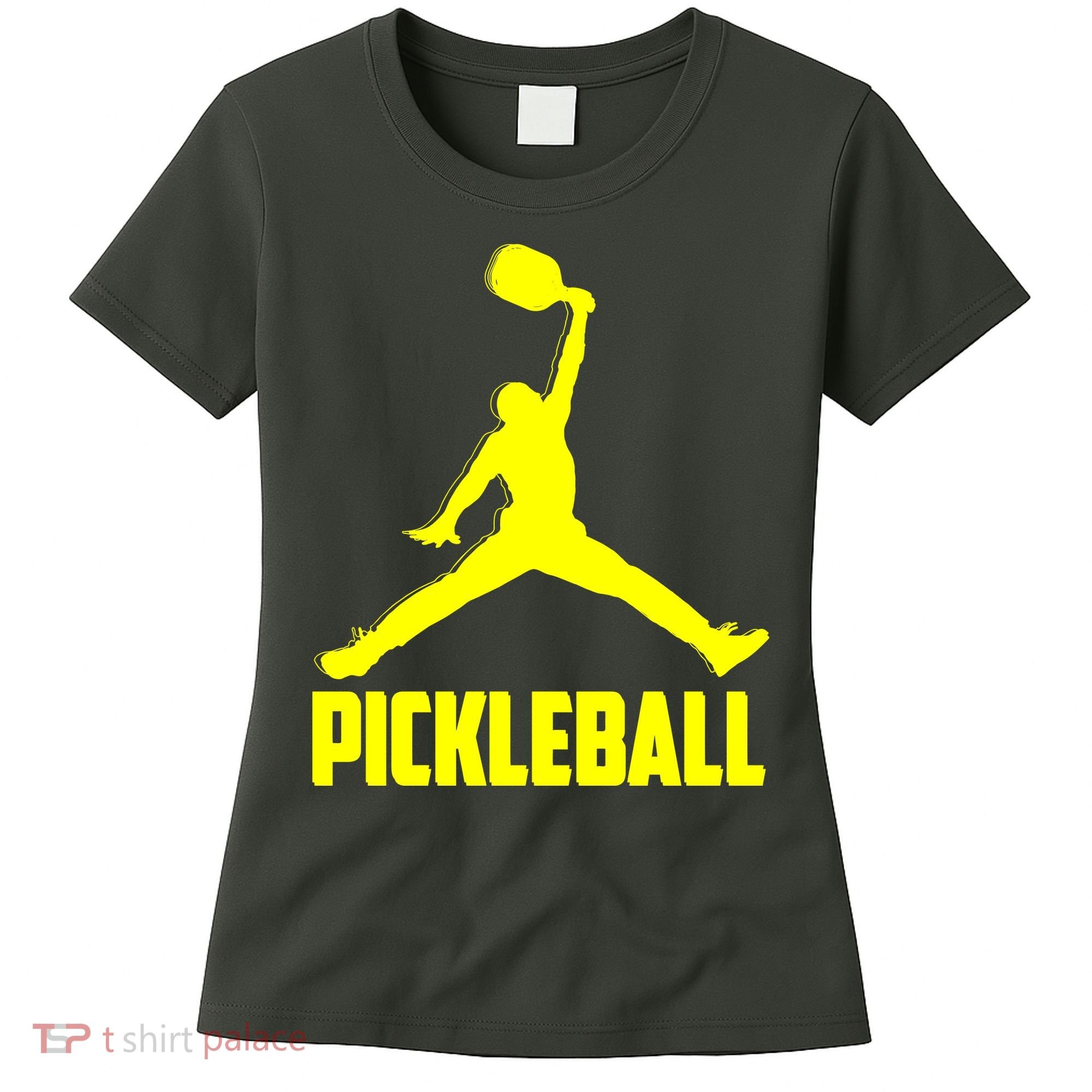 Yellow Pickleball Sports Logo Women's T-Shirt