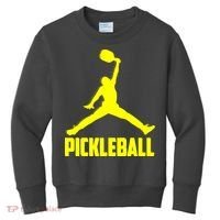 Yellow Pickleball Sports Logo Kids Sweatshirt thumb 0