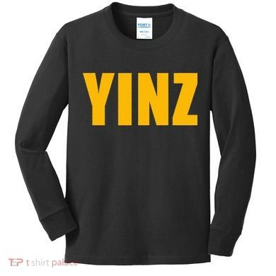 Yinz Pittsburghese Kids Long Sleeve Shirt