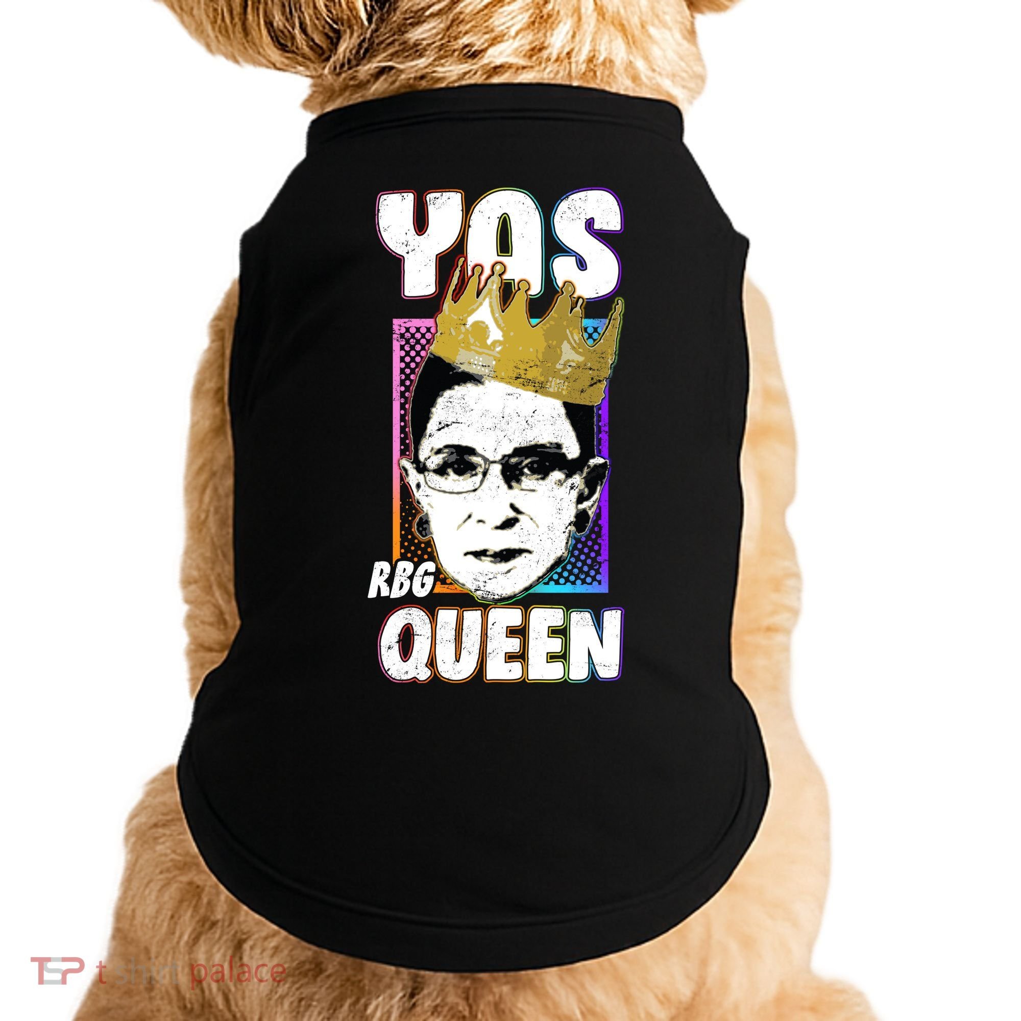Yas Queen Rbg Ruth Bader Ginsberg Doggie Tank