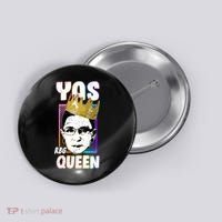 Yas Queen Rbg Ruth Bader Ginsberg Button thumb 0