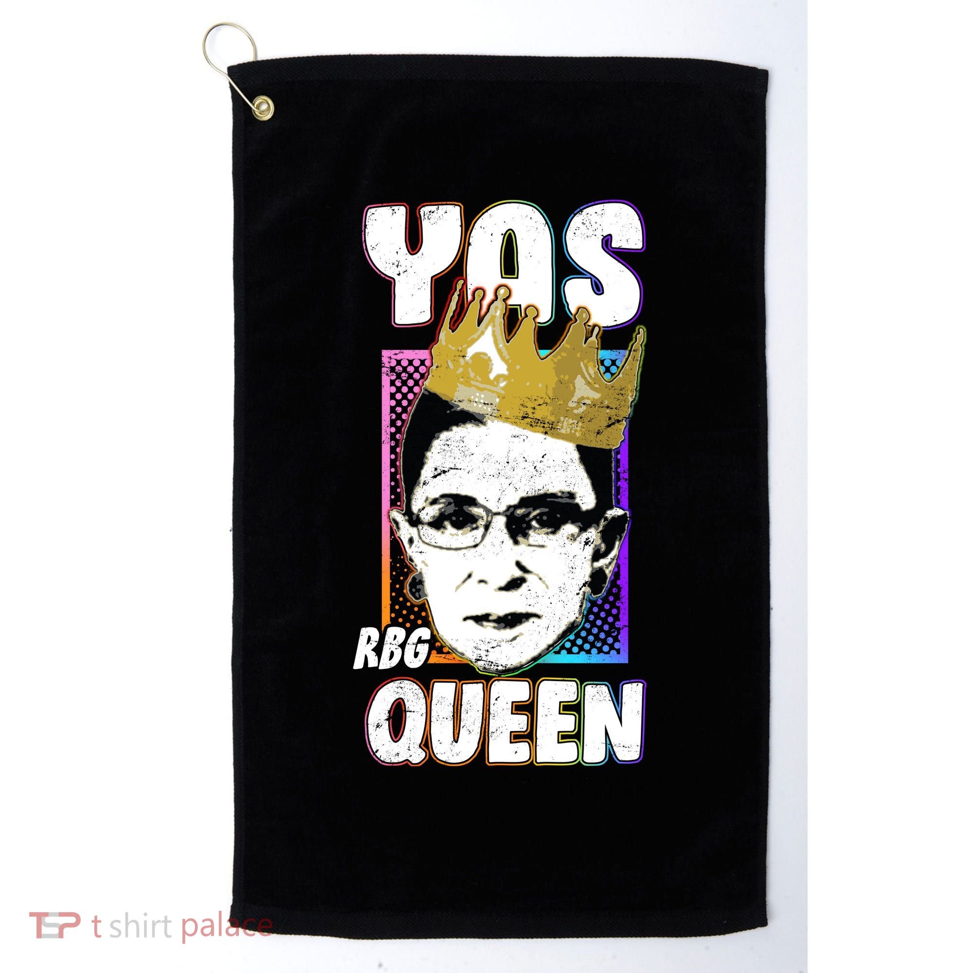 Yas Queen Rbg Ruth Bader Ginsberg Golf Towel