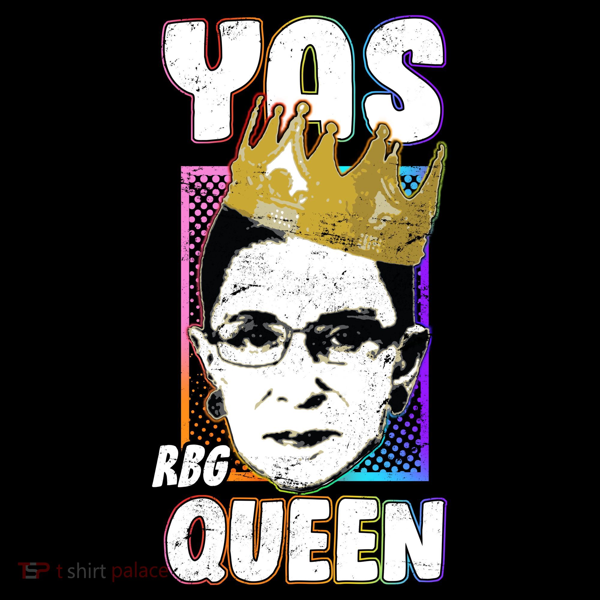 Yas Queen Rbg Ruth Bader Ginsberg Kids Sweatshirt
