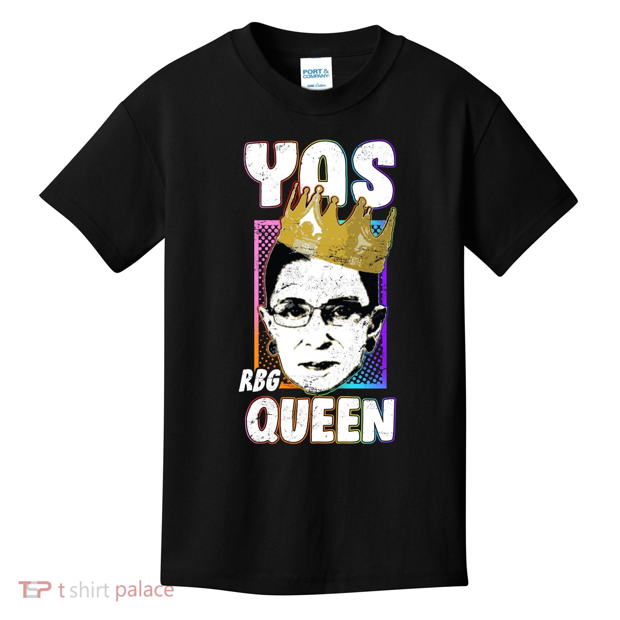 Yas Queen Rbg Ruth Bader Ginsberg Kids T-Shirt