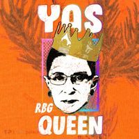 Yas Queen Rbg Ruth Bader Ginsberg Kati Licensed 12" Camo Cuffed Beanie thumb 2