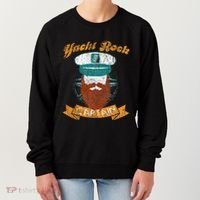 Yacht Rock Captain Party Boat Drinking Bearded Women's Sweatshirt thumb 0