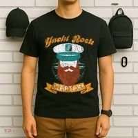 Yacht Rock Captain Party Boat Drinking Bearded T-Shirt thumb 6