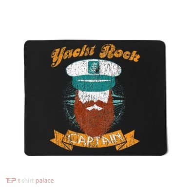 Yacht Rock Captain Party Boat Drinking Bearded Mousepad
