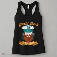 Yacht Rock Captain Party Boat Drinking Bearded Women's Tank Top thumb 3
