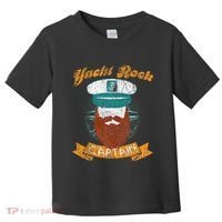 Yacht Rock Captain Party Boat Drinking Bearded Toddler T-Shirt thumb 0