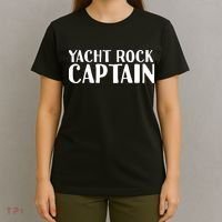 YACHT ROCK CAPTAIN Funny Boat Sailor Party Gift Idea T-Shirt thumb 4