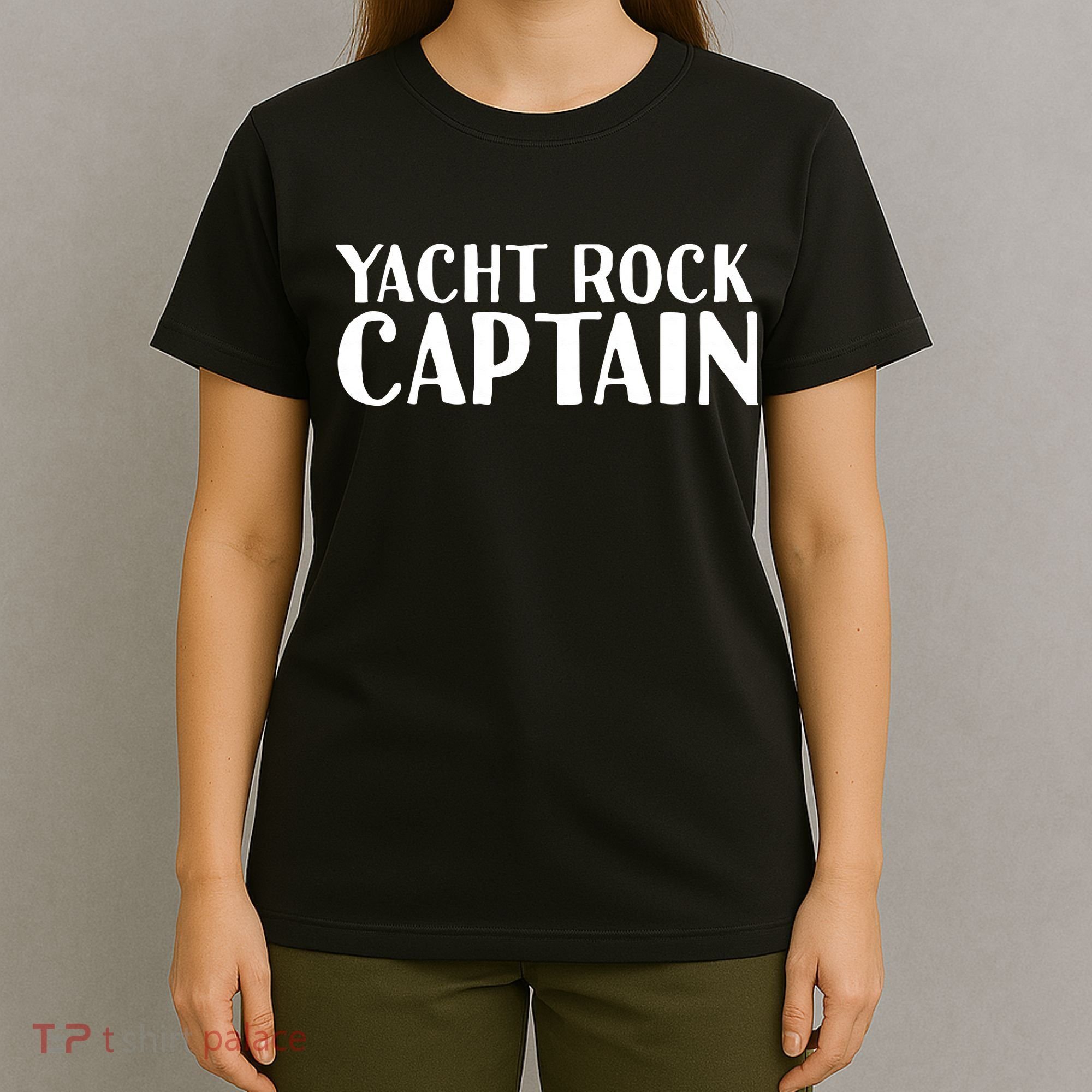 YACHT ROCK CAPTAIN Funny Boat Sailor Party Gift Idea T-Shirt
