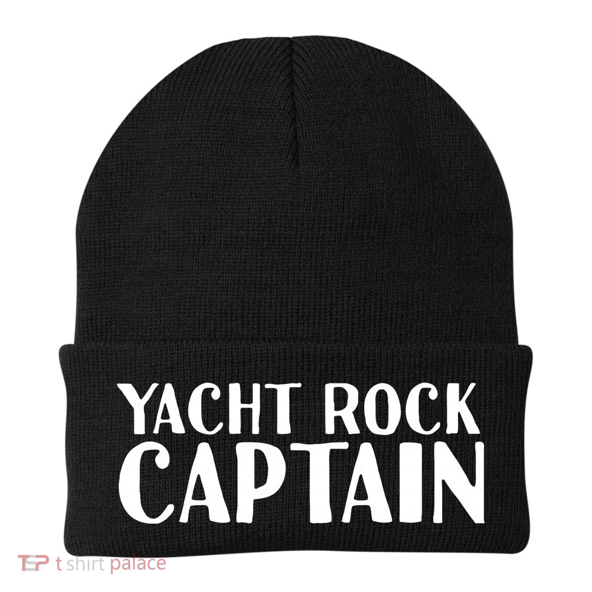 YACHT ROCK CAPTAIN Funny Boat Sailor Party Gift Idea Beanie