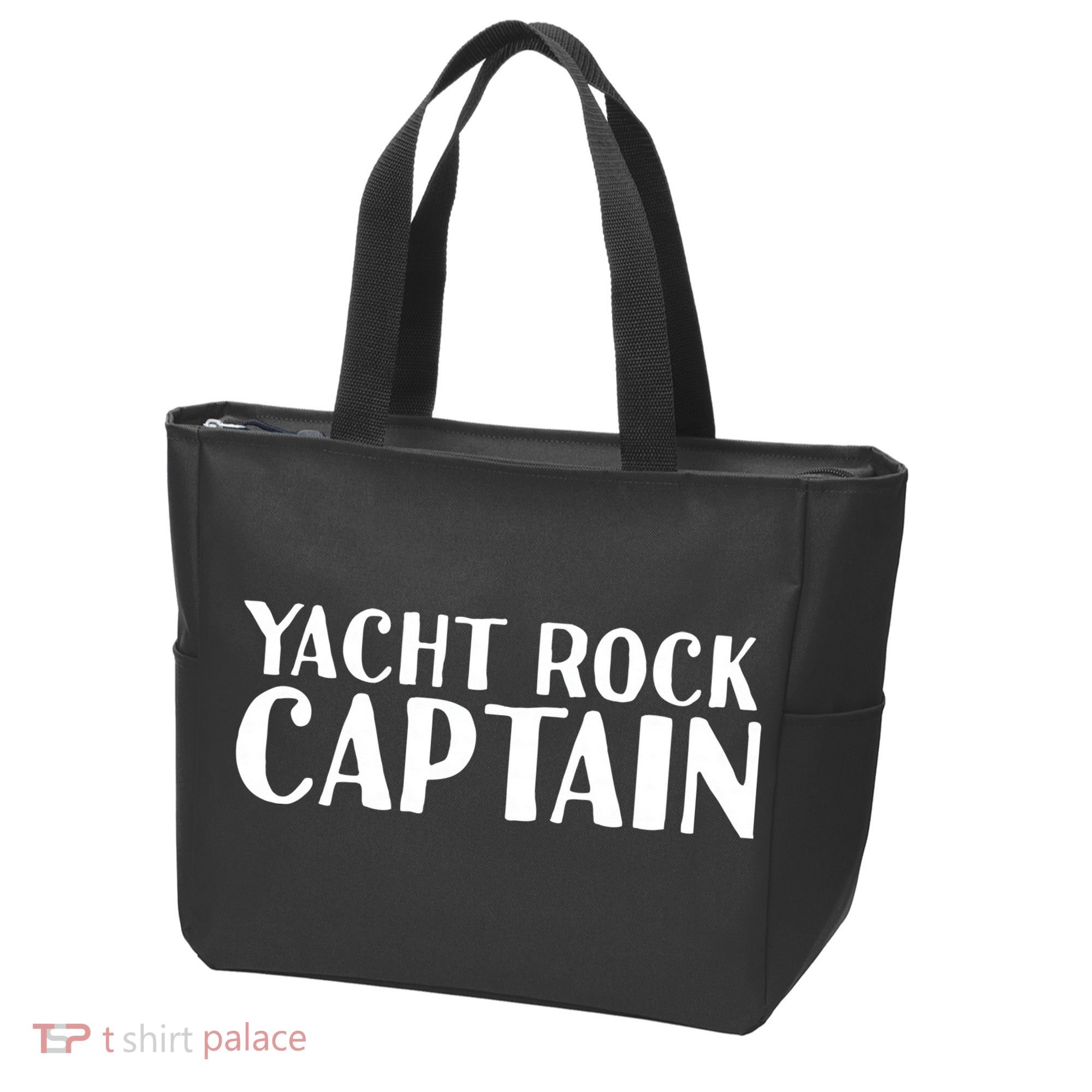 YACHT ROCK CAPTAIN Funny Boat Sailor Party Gift Idea Tote Bag