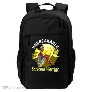 Yellow Ribbon Cancer Awareness Unbreakable Sarcoma Warrior Cute Gift Backpack