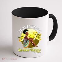 Yellow Ribbon Cancer Awareness Unbreakable Sarcoma Warrior Cute Gift Coffee Mug thumb 1