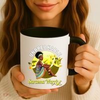 Yellow Ribbon Cancer Awareness Unbreakable Sarcoma Warrior Cute Gift Coffee Mug thumb 3