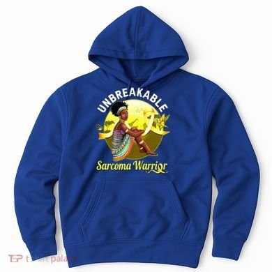 Yellow Ribbon Cancer Awareness Unbreakable Sarcoma Warrior Cute Gift Hoodie