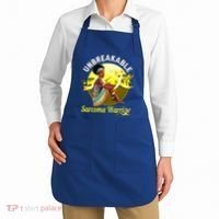 Yellow Ribbon Cancer Awareness Unbreakable Sarcoma Warrior Cute Gift Apron thumb 2