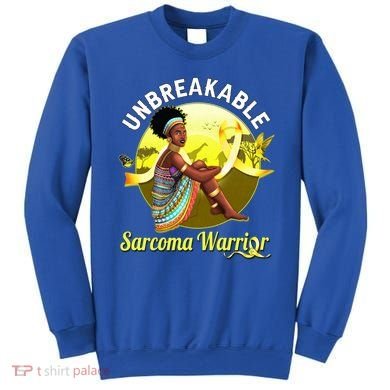 Yellow Ribbon Cancer Awareness Unbreakable Sarcoma Warrior Cute Gift Sweatshirt