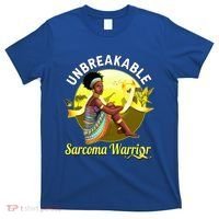 Yellow Ribbon Cancer Awareness Unbreakable Sarcoma Warrior Cute Gift T-Shirt thumb 0