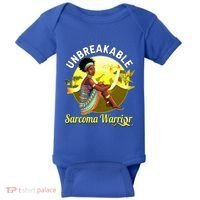 Yellow Ribbon Cancer Awareness Unbreakable Sarcoma Warrior Cute Gift Baby Bodysuit thumb 0