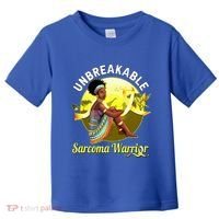 Yellow Ribbon Cancer Awareness Unbreakable Sarcoma Warrior Cute Gift Toddler T-Shirt thumb 0