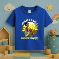 Yellow Ribbon Cancer Awareness Unbreakable Sarcoma Warrior Cute Gift Toddler T-Shirt thumb 3