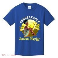 Yellow Ribbon Cancer Awareness Unbreakable Sarcoma Warrior Cute Gift Kids T-Shirt thumb 0