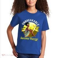 Yellow Ribbon Cancer Awareness Unbreakable Sarcoma Warrior Cute Gift Kids T-Shirt thumb 2