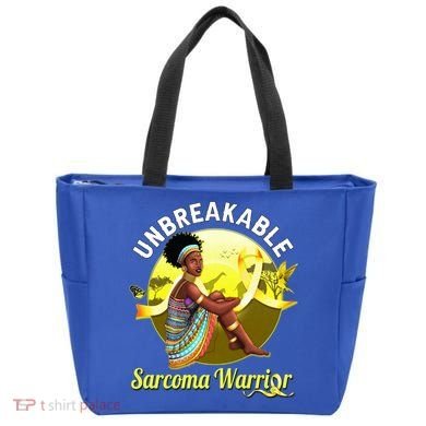 Yellow Ribbon Cancer Awareness Unbreakable Sarcoma Warrior Cute Gift Tote Bag