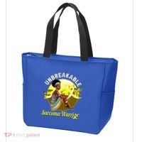 Yellow Ribbon Cancer Awareness Unbreakable Sarcoma Warrior Cute Gift Tote Bag thumb 3