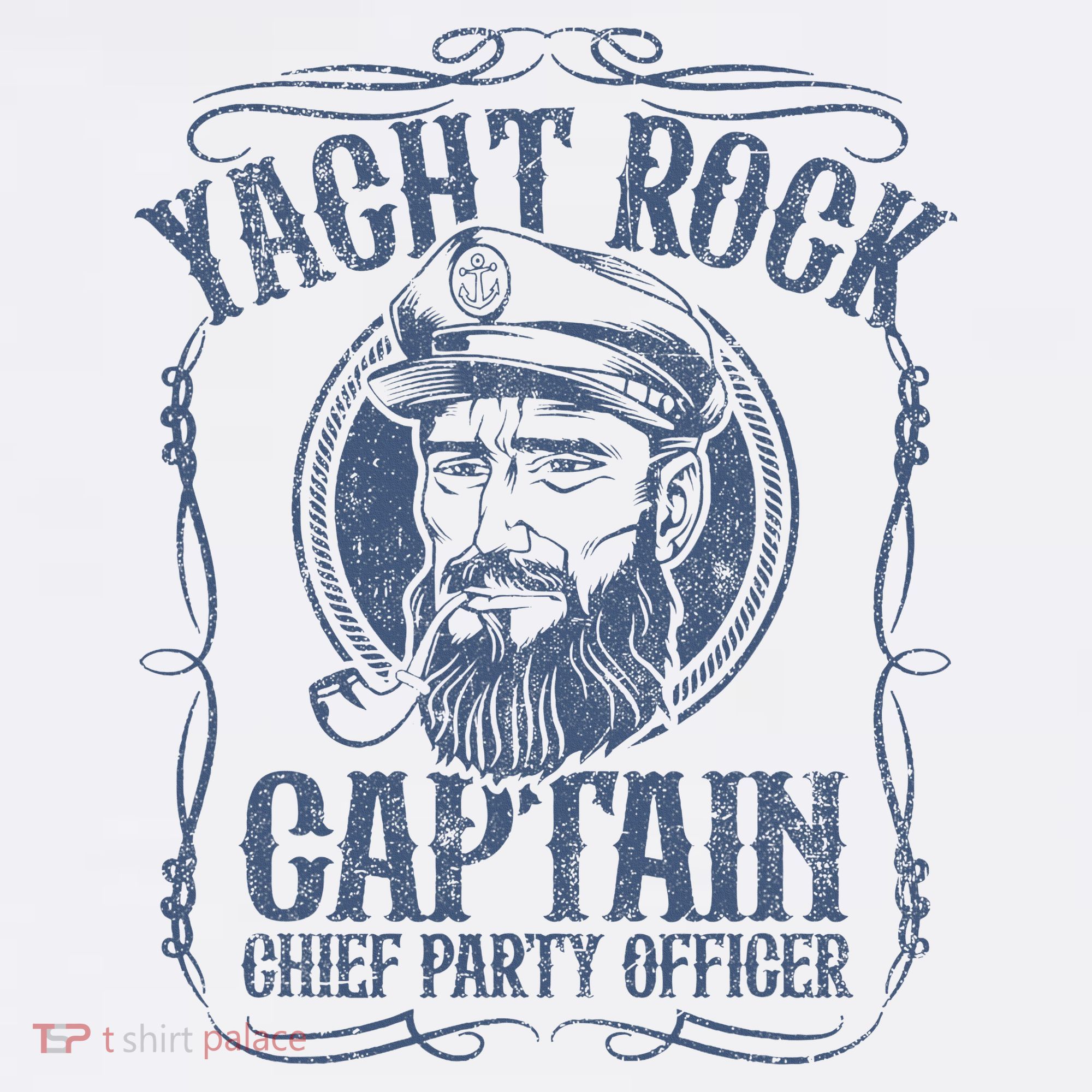Yacht Rock Captain Pontoon Boat Party Music Boating Mousepad