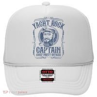 Yacht Rock Captain Pontoon Boat Party Music Boating Hat thumb 0