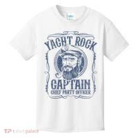 Yacht Rock Captain Pontoon Boat Party Music Boating Kids T-Shirt thumb 0