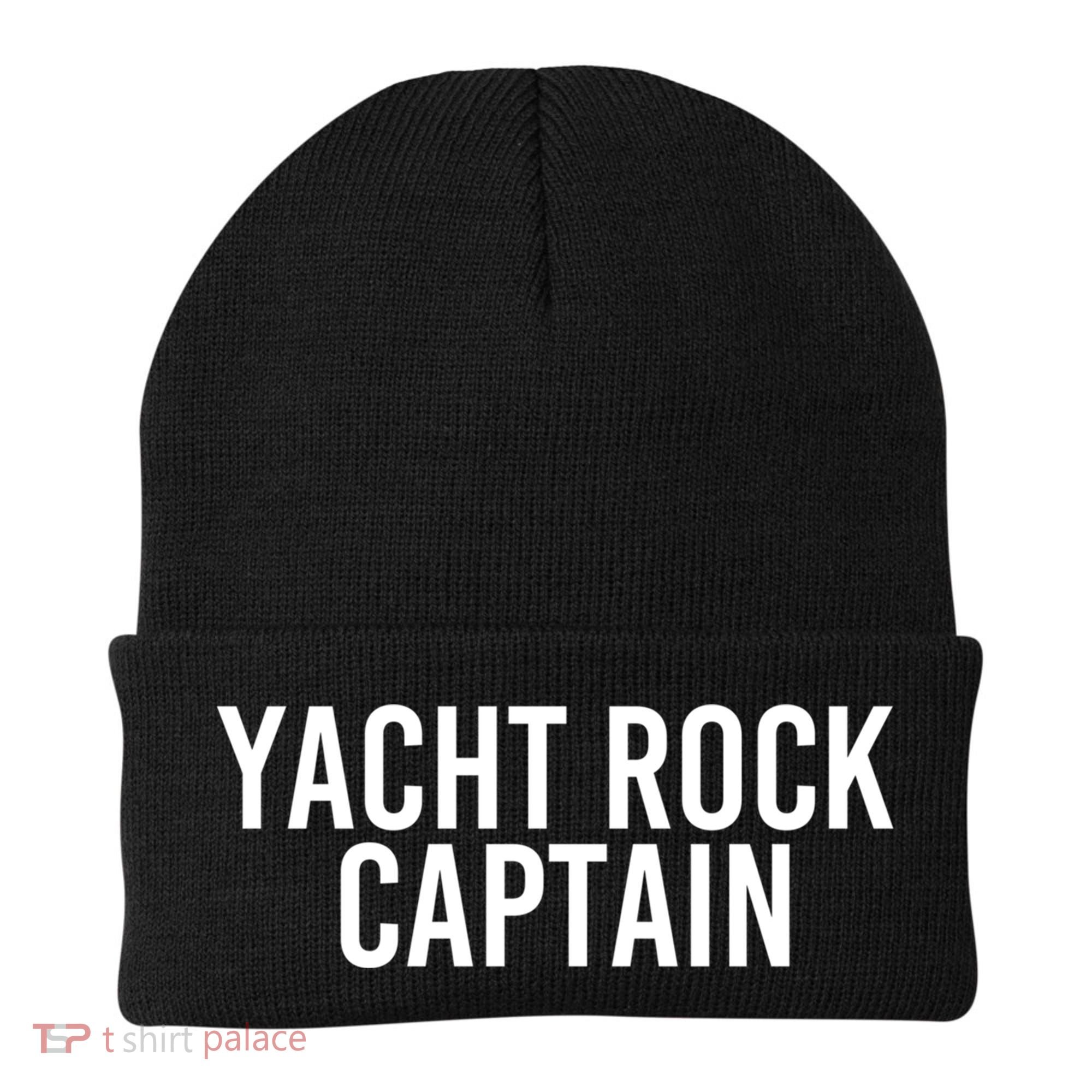 Yacht Rock Captain Funny Boat Sailor Party Gift Idea Gift Beanie