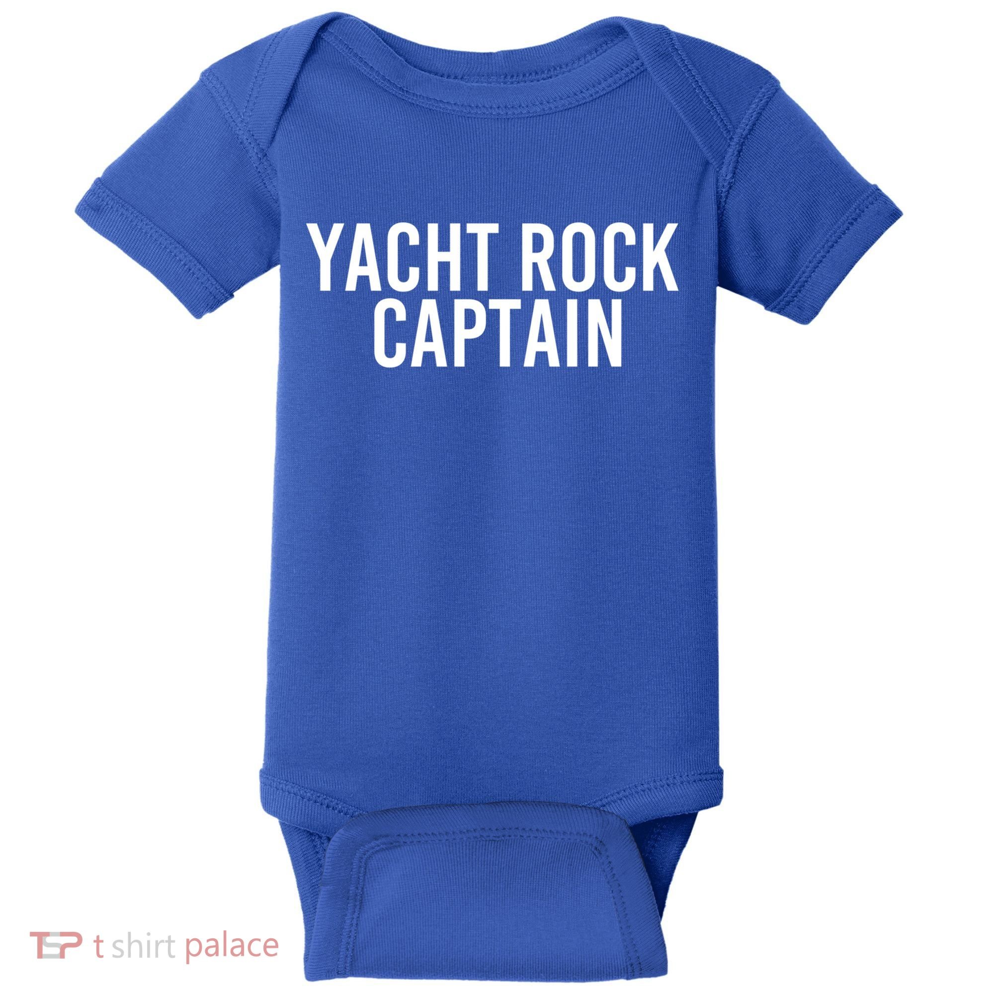 Yacht Rock Captain Funny Boat Sailor Party Gift Idea Gift Baby Bodysuit