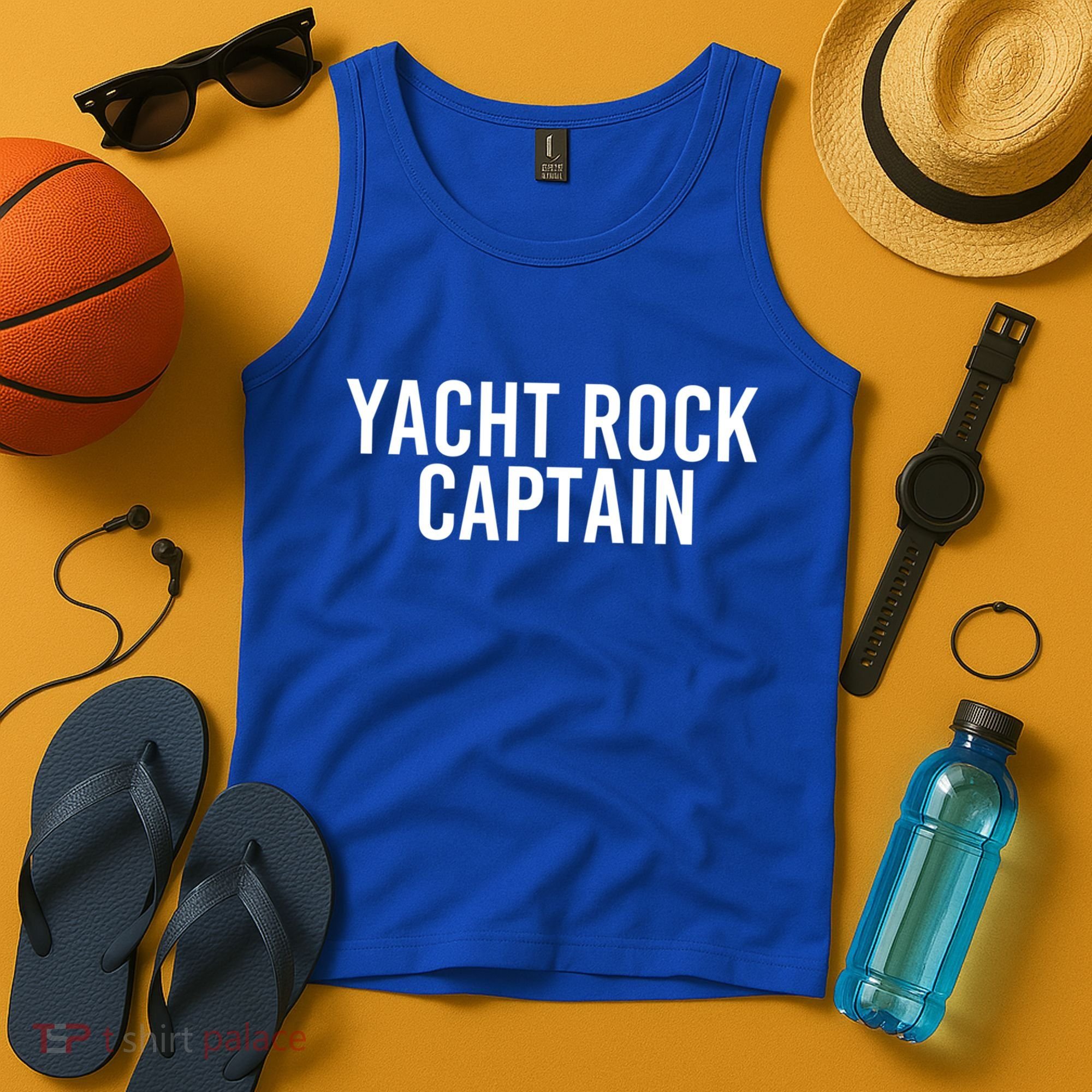 Yacht Rock Captain Funny Boat Sailor Party Gift Idea Gift Tank Top