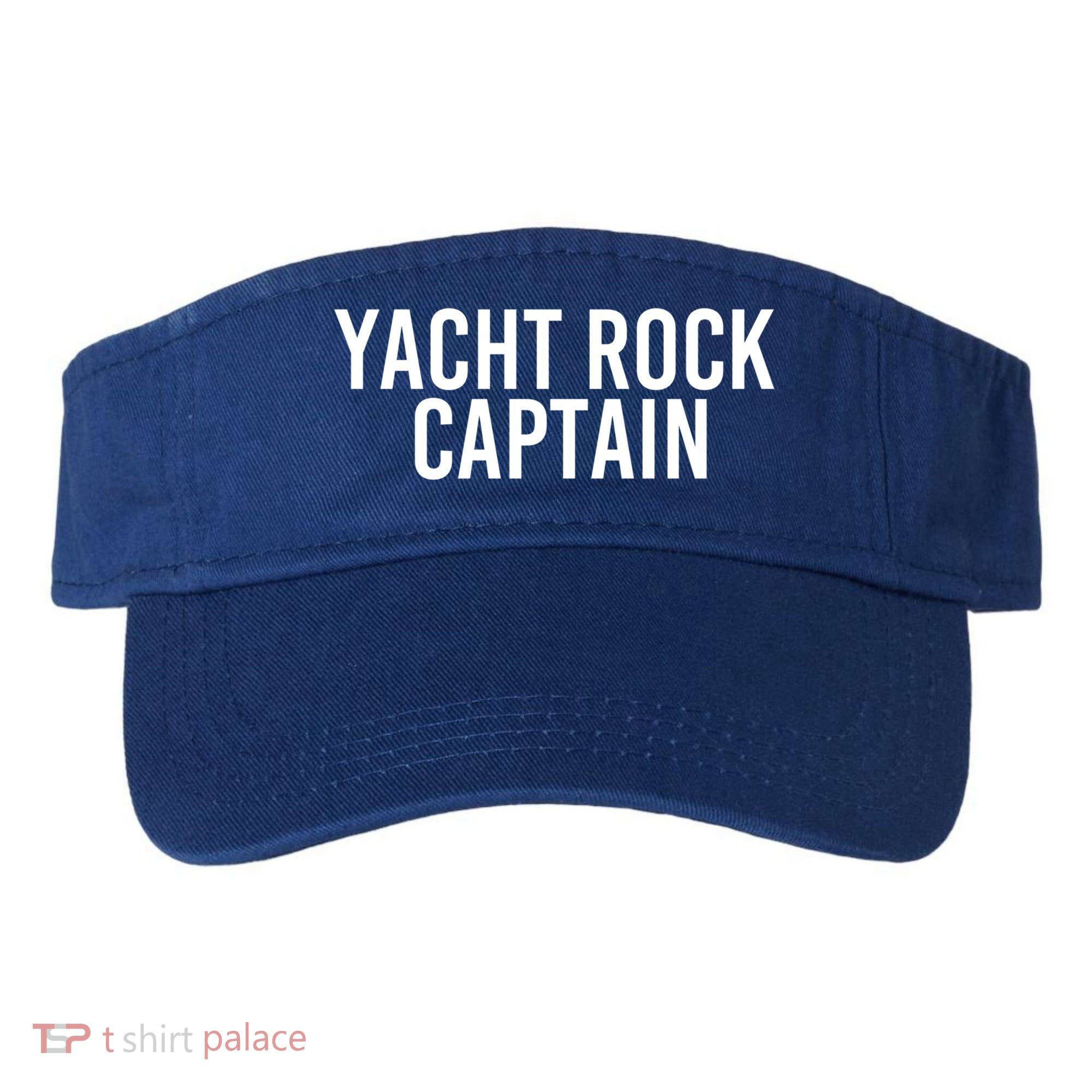 Yacht Rock Captain Funny Boat Sailor Party Gift Idea Gift Visor