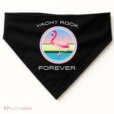 Yacht Rock Forever 80s Retro Style USA-Made Doggie Bandana