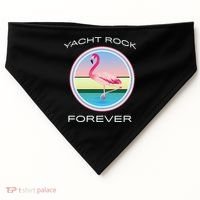 Yacht Rock Forever 80s Retro Style USA-Made Doggie Bandana thumb 0